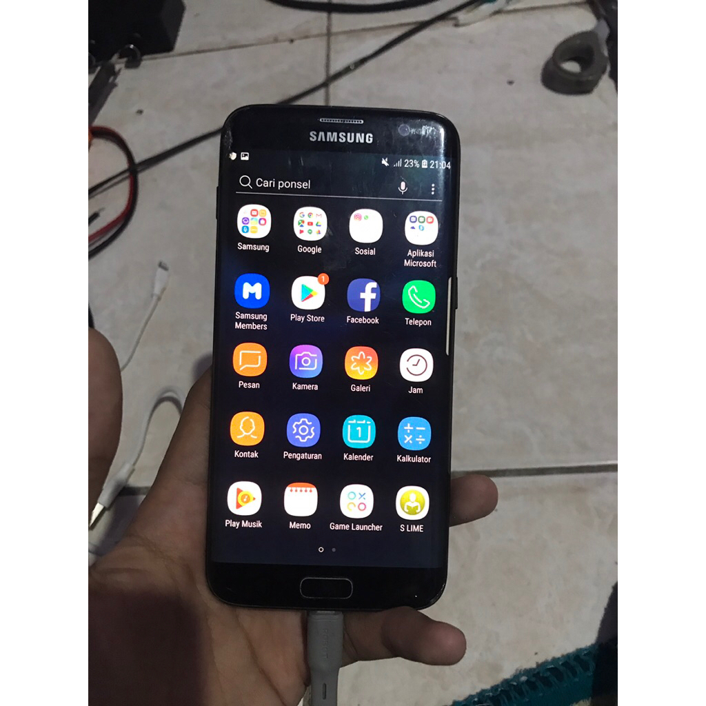 hp minusan samsung s7 edge inter wifi only, baca deskripsi