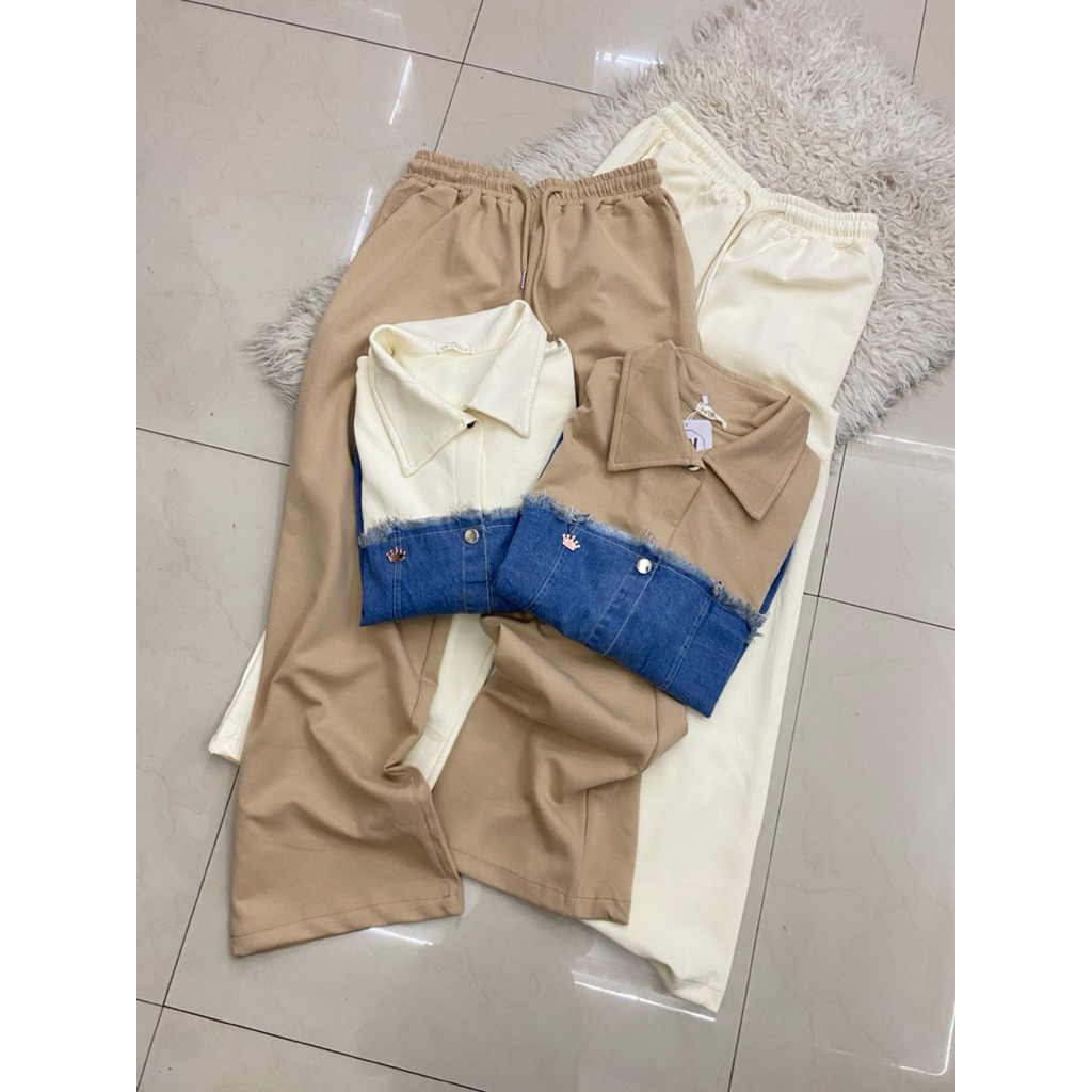 One Set Wanita / One Set Kombinasi + jeans /One Set trendi