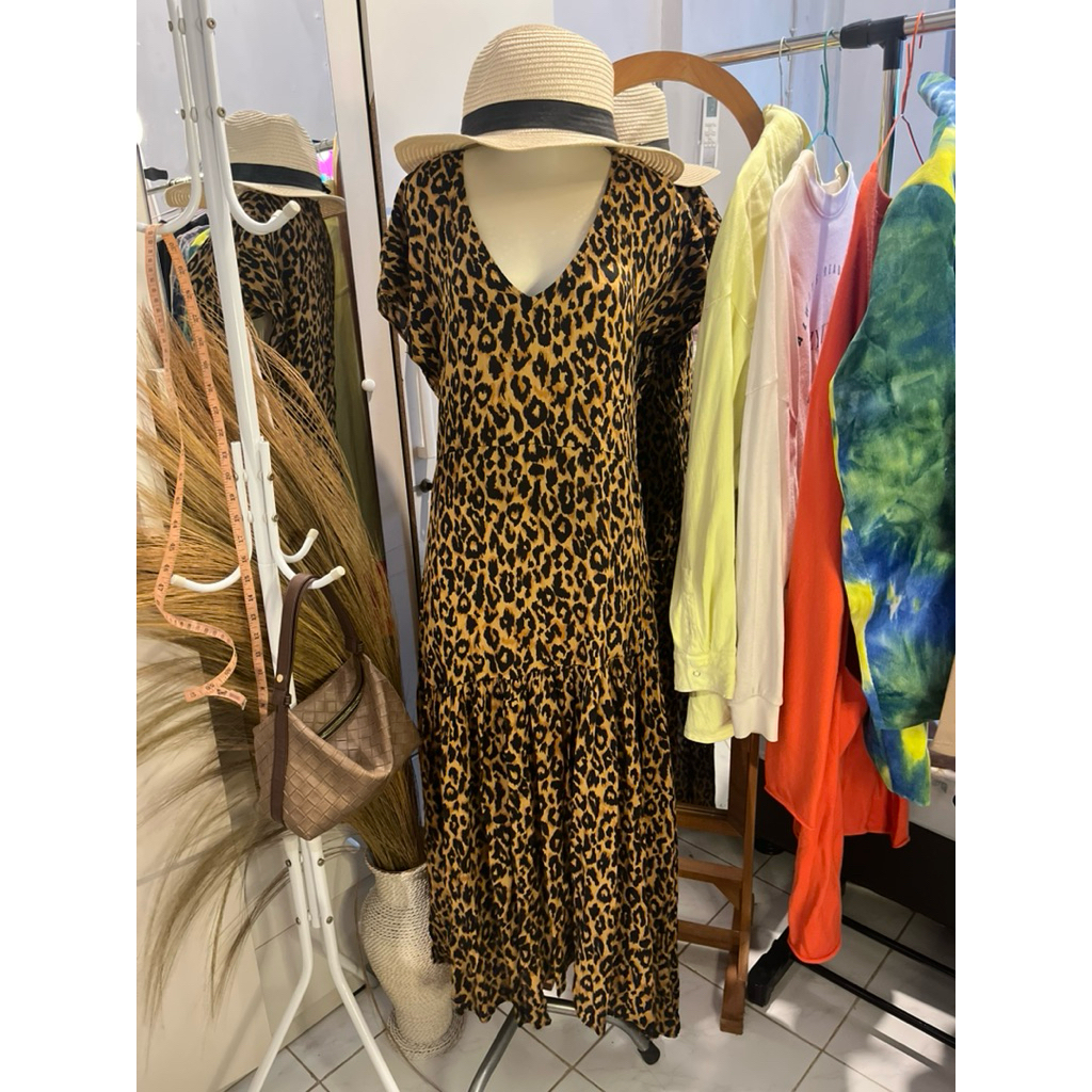 Dress zara leopard