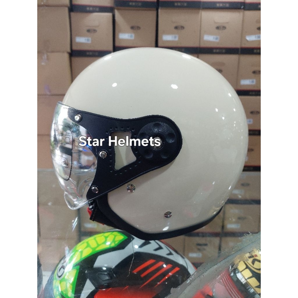 Helm Bogo Hijab VRL Solid Pastel