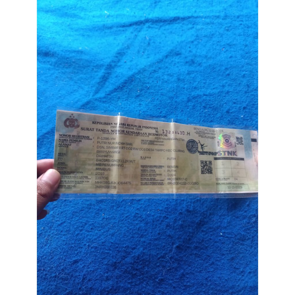 Plat Nomor mobil Custom
