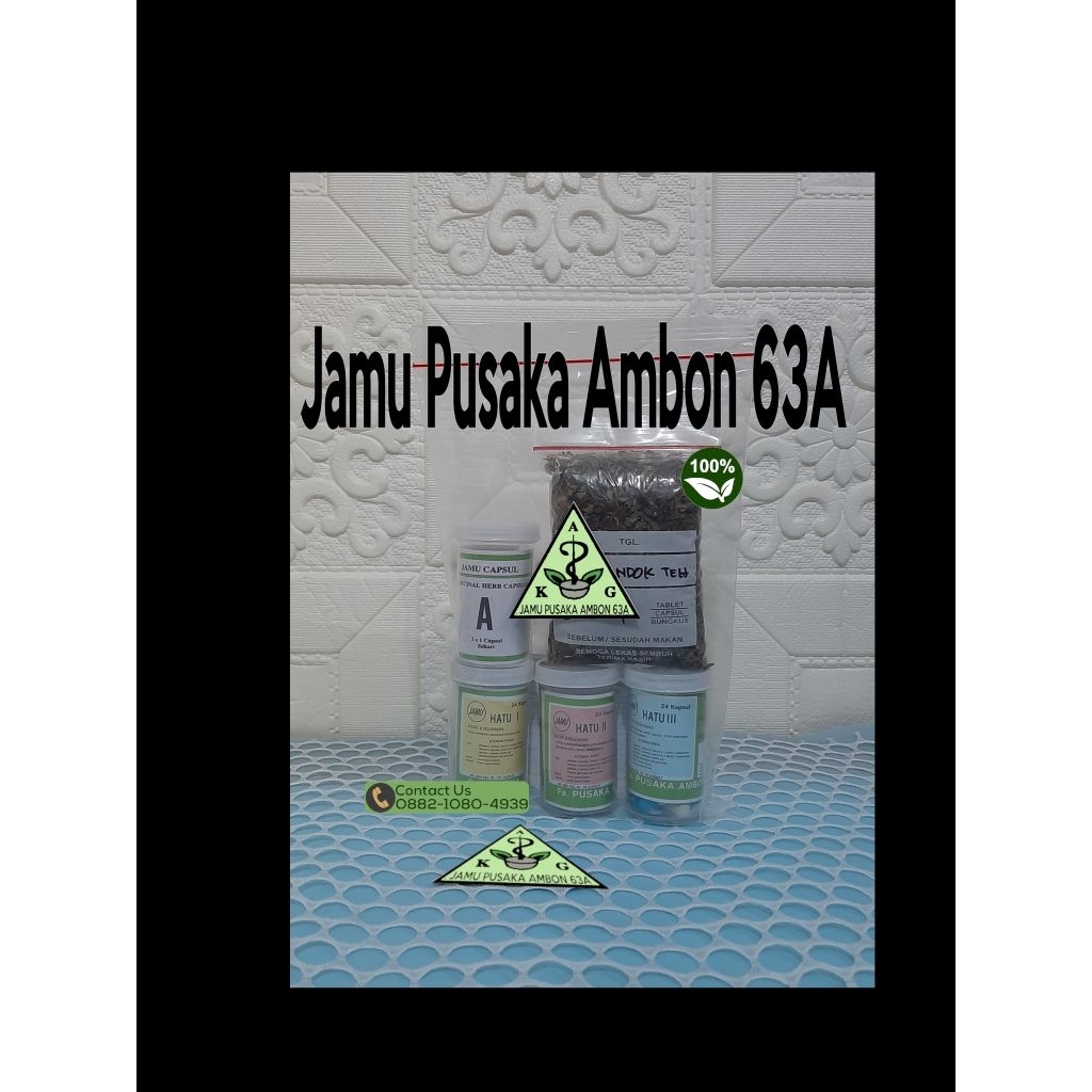 PROMO HATU. JAMU - HERBAL PUSAKA AMBON 63A UNTUK PENGHANCUR BATU GINJAL