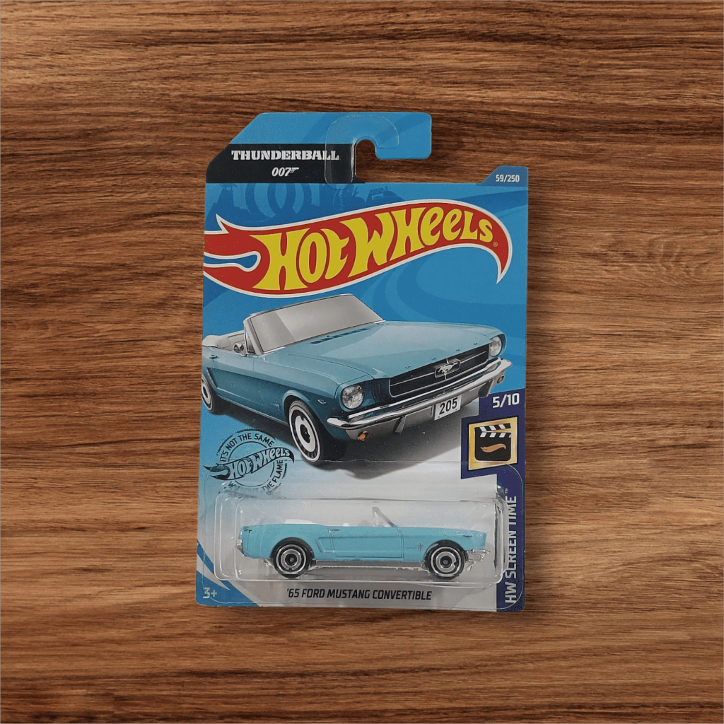 Hotwheels 65 Ford Mustang Convertible