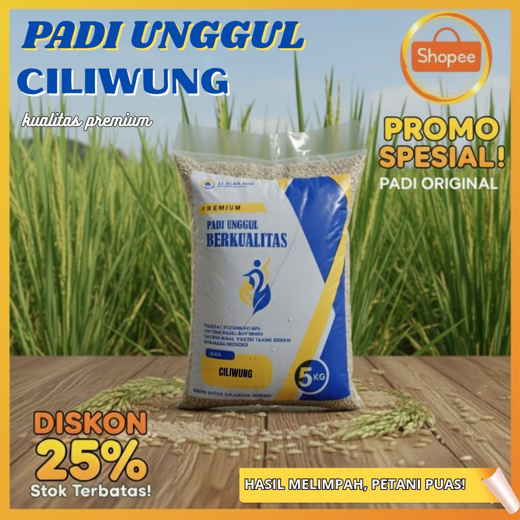 padi Ciliwung kemasan 5kg bibit unggulan