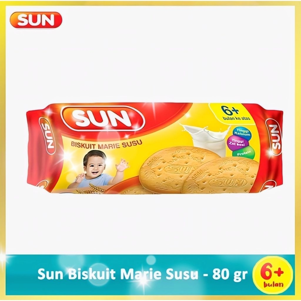 Sun Biskuit Marie Susu Untuk Bayi +6 Bulan