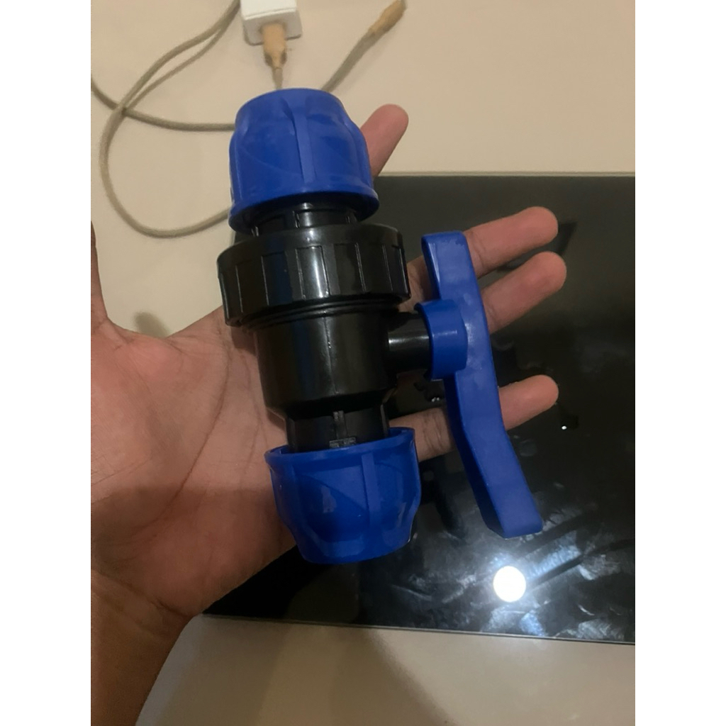 kran ball valve hdpe 3/4 inch sambungan pipa