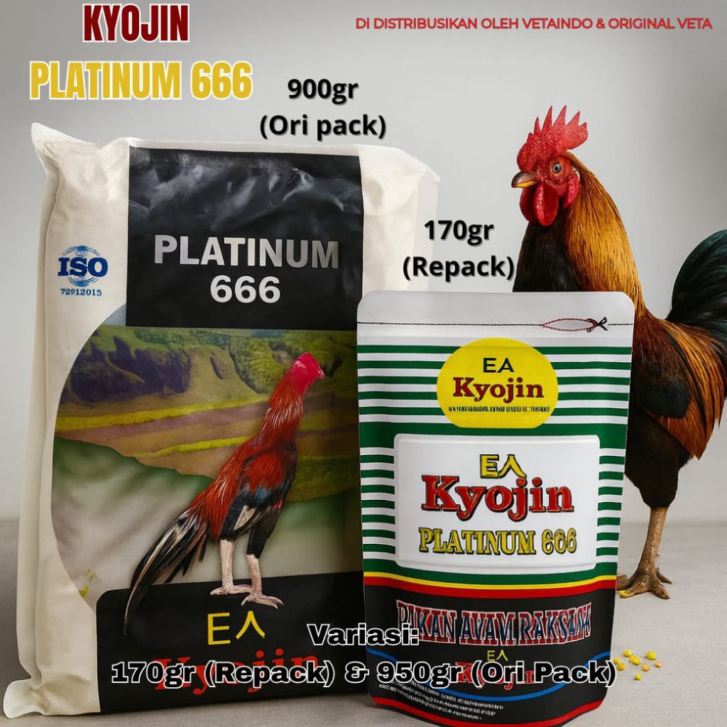 PAKAN AYAM KYOJIN PLATINUM 666 MAKANAN AYAM RAKSASA