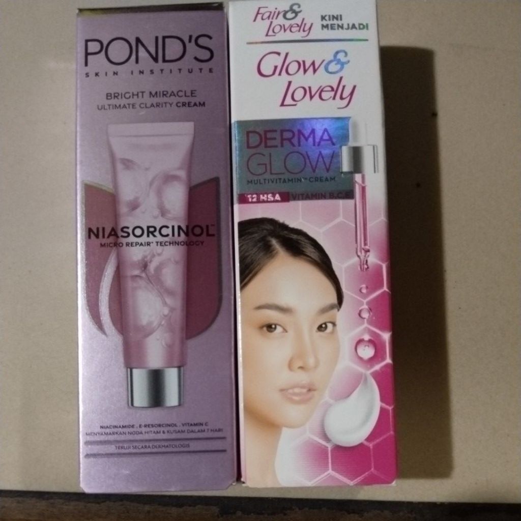 ponds cream 20g & fair lovely cream 20gr