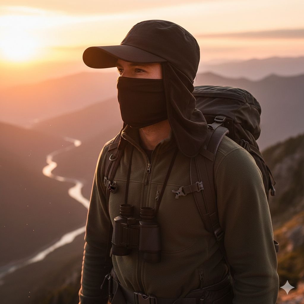 topi jepang/topi masker jepang serbaguna