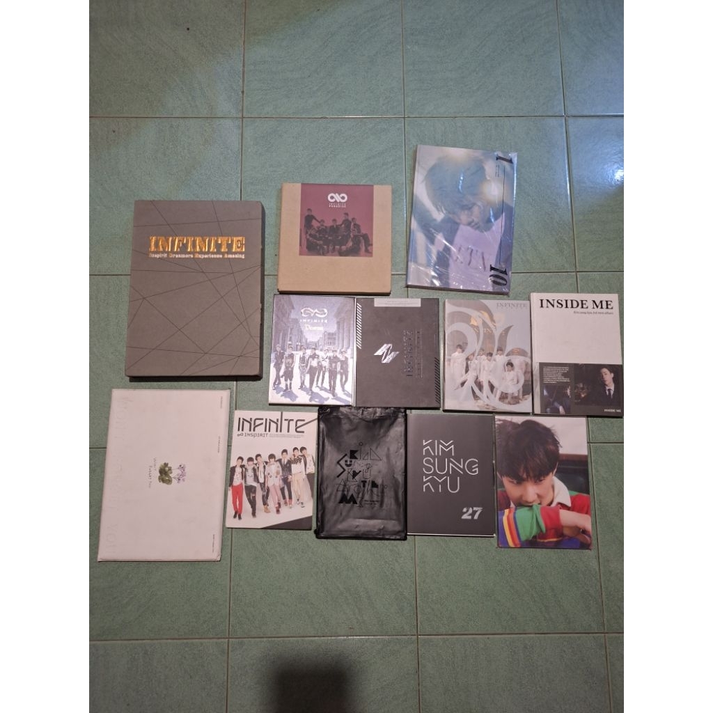 PRELOVED ALBUM INFINITE KPOP idea season 2 destiny evolution inspirit paradise kim sungkyu sunggyu a