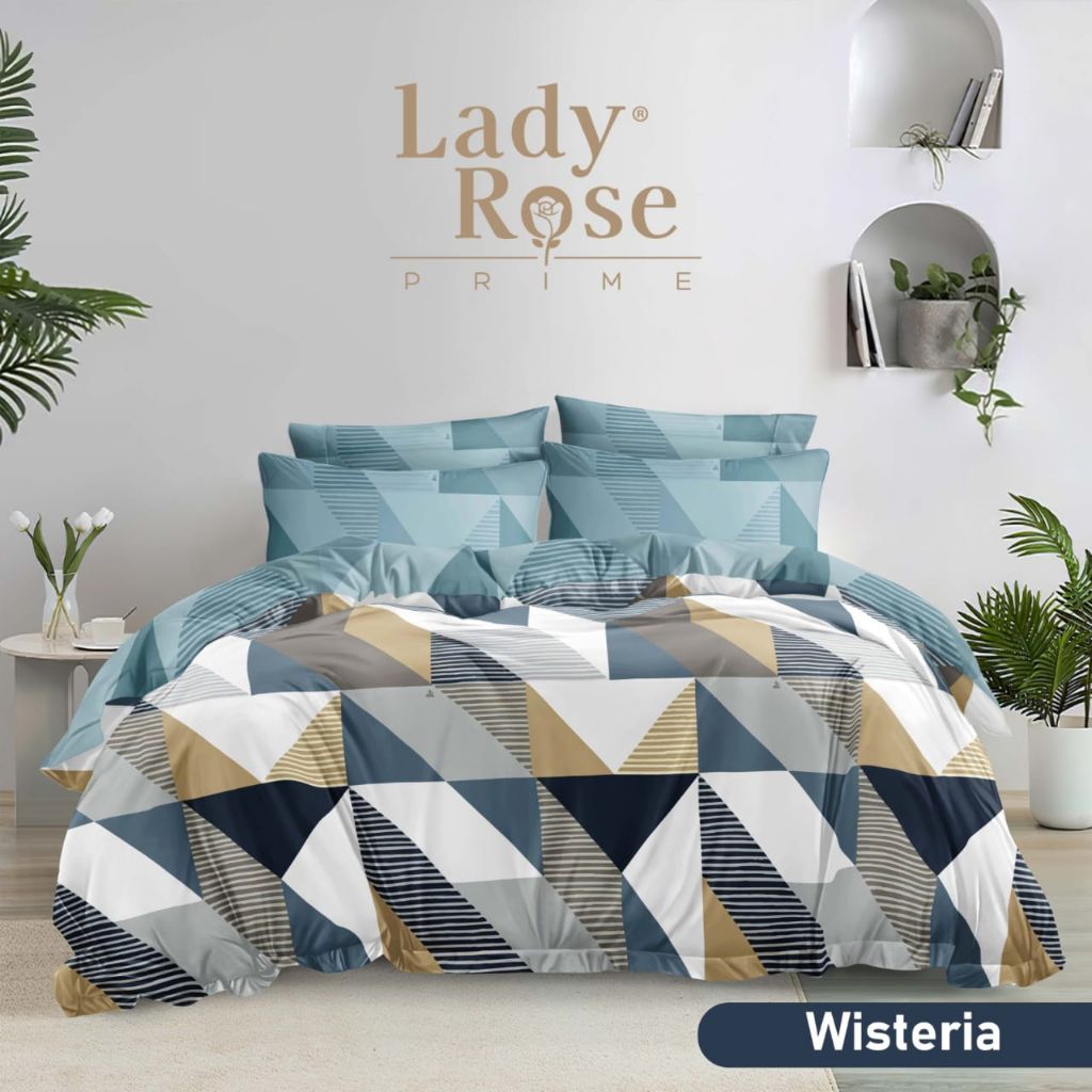 LADY ROSE - Bedcover lady rose set queen 160x200 king 180x200 tinggi 30cm bedcover flat lady rose or