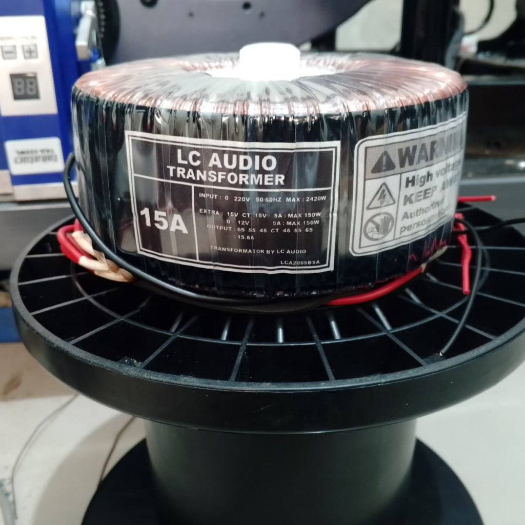 Trafo toroid 15a ct 110v