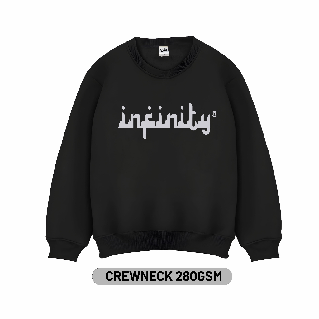 Infinity project l Sweater Crewneck Unisex - House Crewneck Black