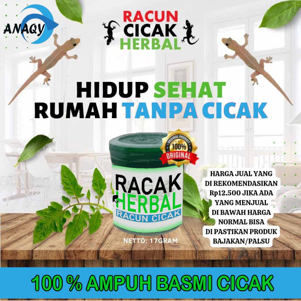 Racak herbal racun cicak basmi cicak paling ampuh asli herbal