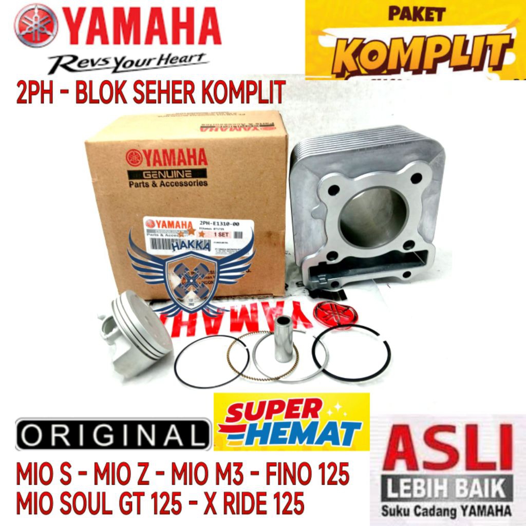 2PH BLOK SEHER ASLI YAMAHA MIO S, BLOK SEHER ASLI YAMAHA MIO Z, BLOK SEHER ASLI YAMAHA MIO M3, BLOK 