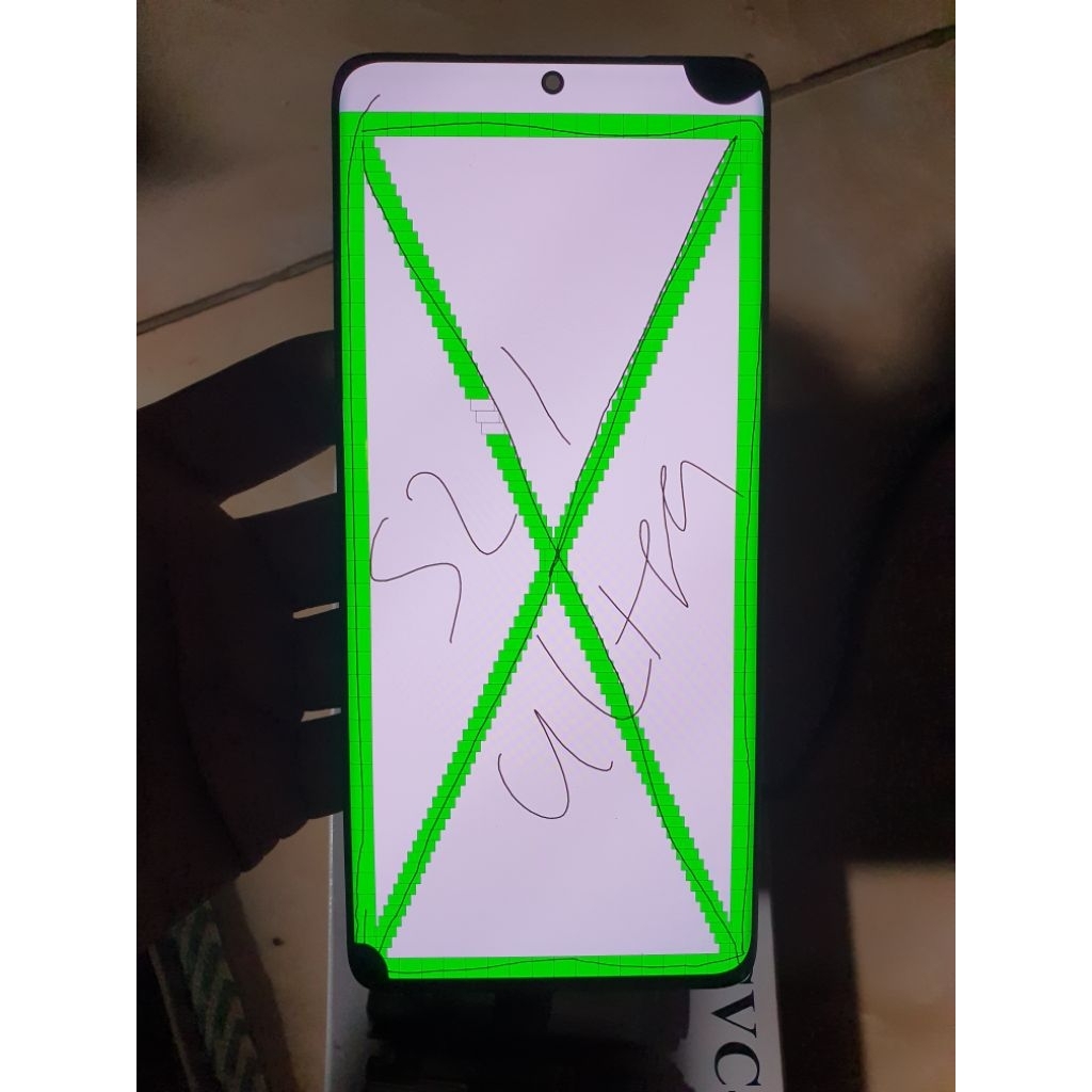 lcd samsung s21 ultra  original copotan minus