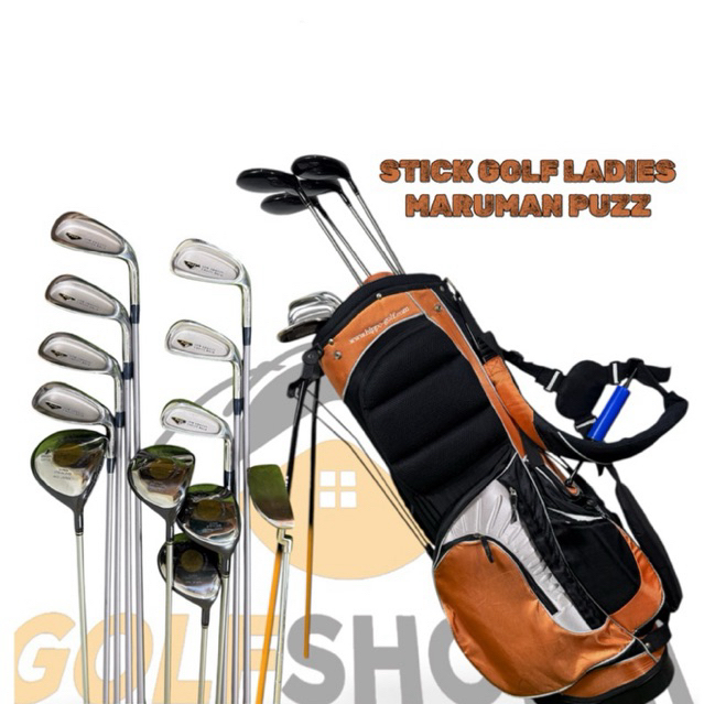 Stick Golf Ladies Maruman Puzz Fullset Bag Golf - Set Stick Golf Wanita Bekas Original