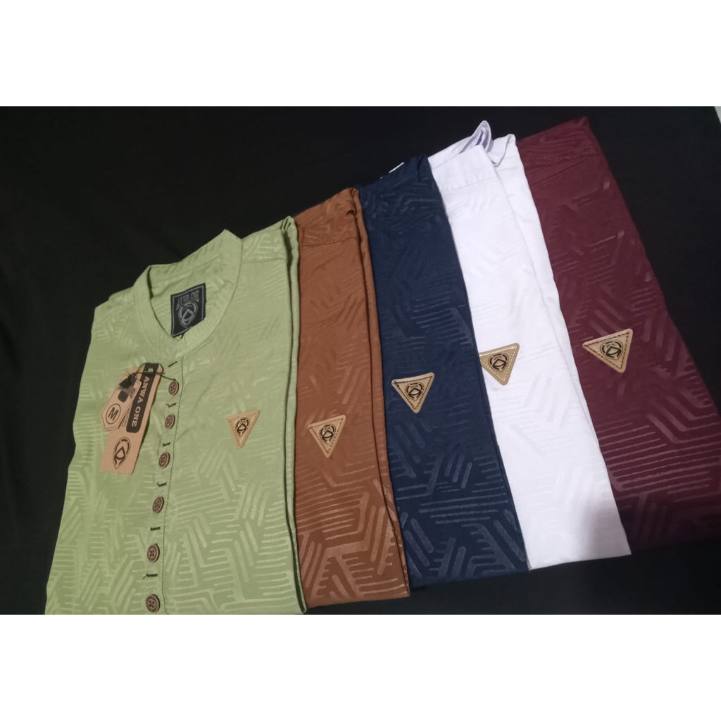 BAJU KOKO KAPELAN AYAH DAN ANAK/KOKO KAPEL PRIA/FASHION PRIA/KOKO ANWA ONE TERBARU 2021