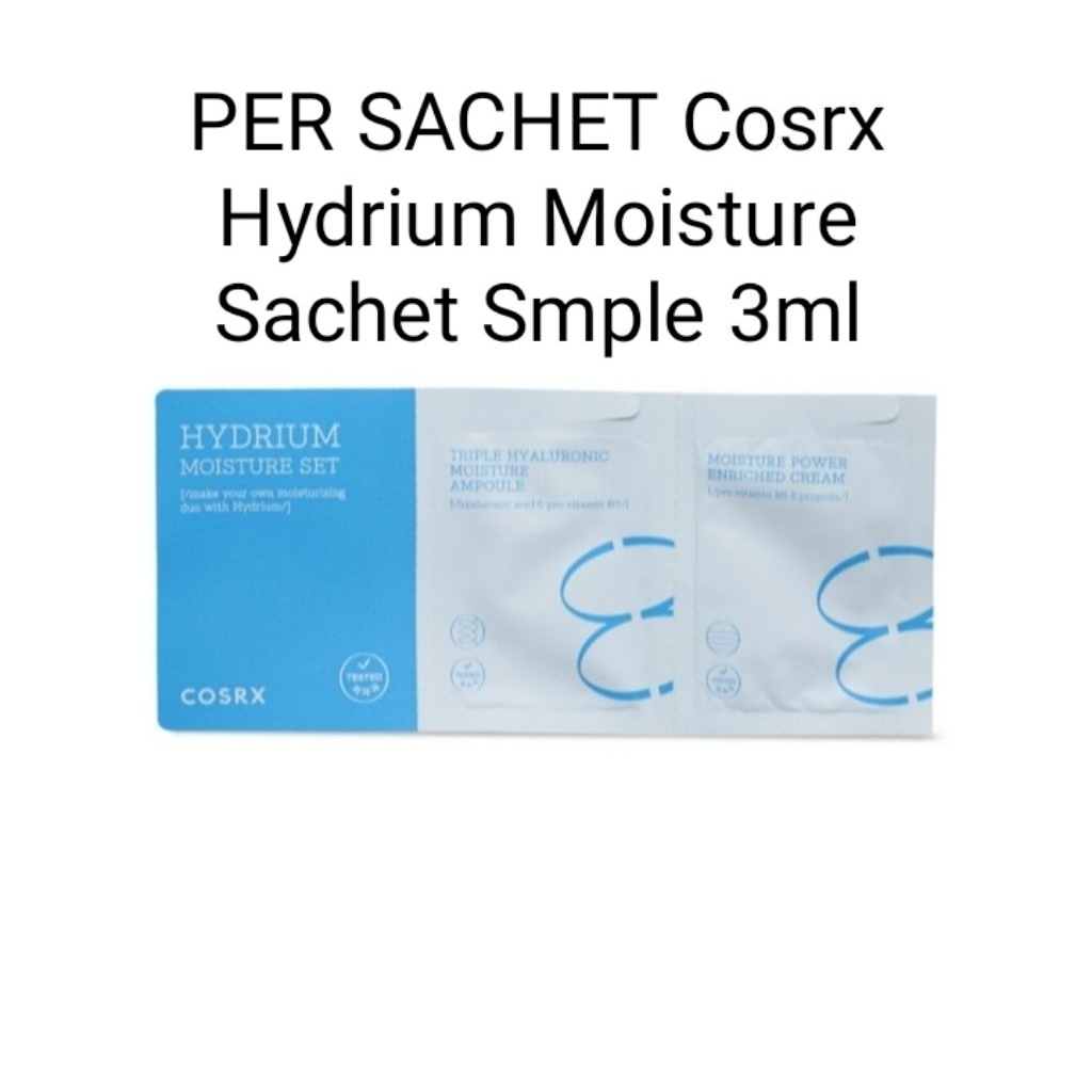 PER SACHET Cosrx Hydrium Moisture Sachet Sample 3ml