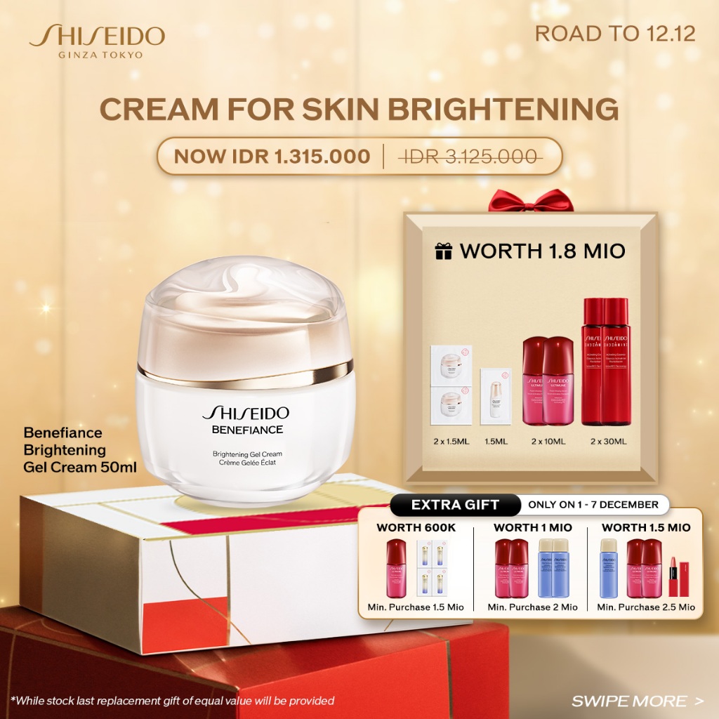 Shiseido New Benefiance Brightening Gel Cream 50ml