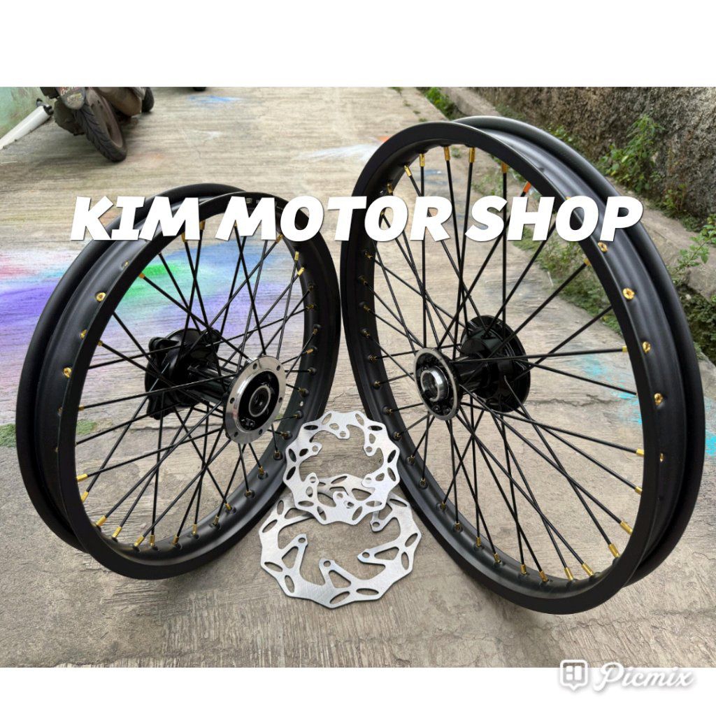 Velg Trail Klx 18+21 Dan 16-19 Tromol Ori Klx150 D trcaker150