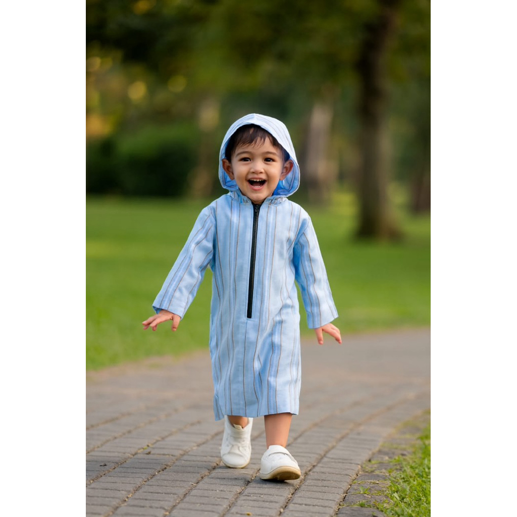 Gamis Maroko anak | Jubah maroko hoodie anak | jubah pria untuk anak