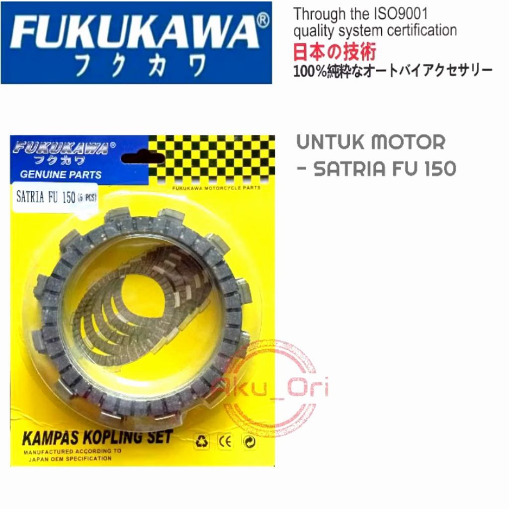 KAMPAS KOPLING SATRIA FU 150 FUKUKAWA plat kopling satria Fu 150