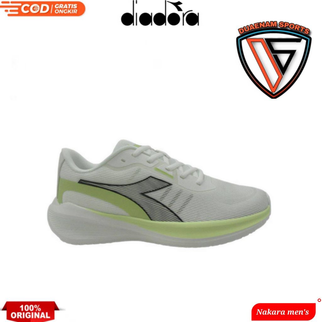 SALE DIADORA NAKARA MEN'S RUNNING SHOES-WHITE