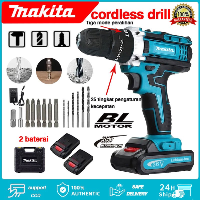 Bor Listrik Makita Mata Bor Elektrik HP36 Bor Impact Bor Tangan Alat Bor Penggerak Elektrik