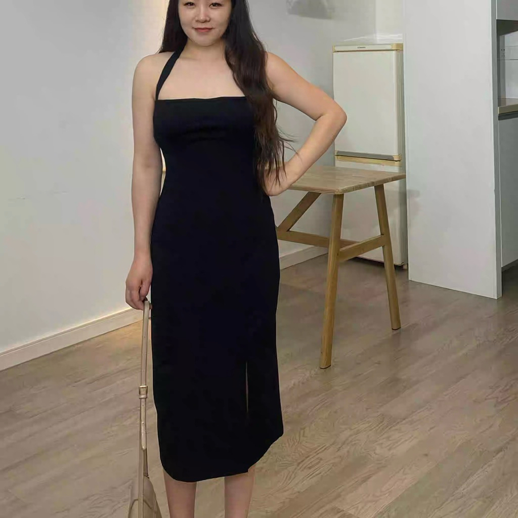 Dress Bodycon Halter Neck