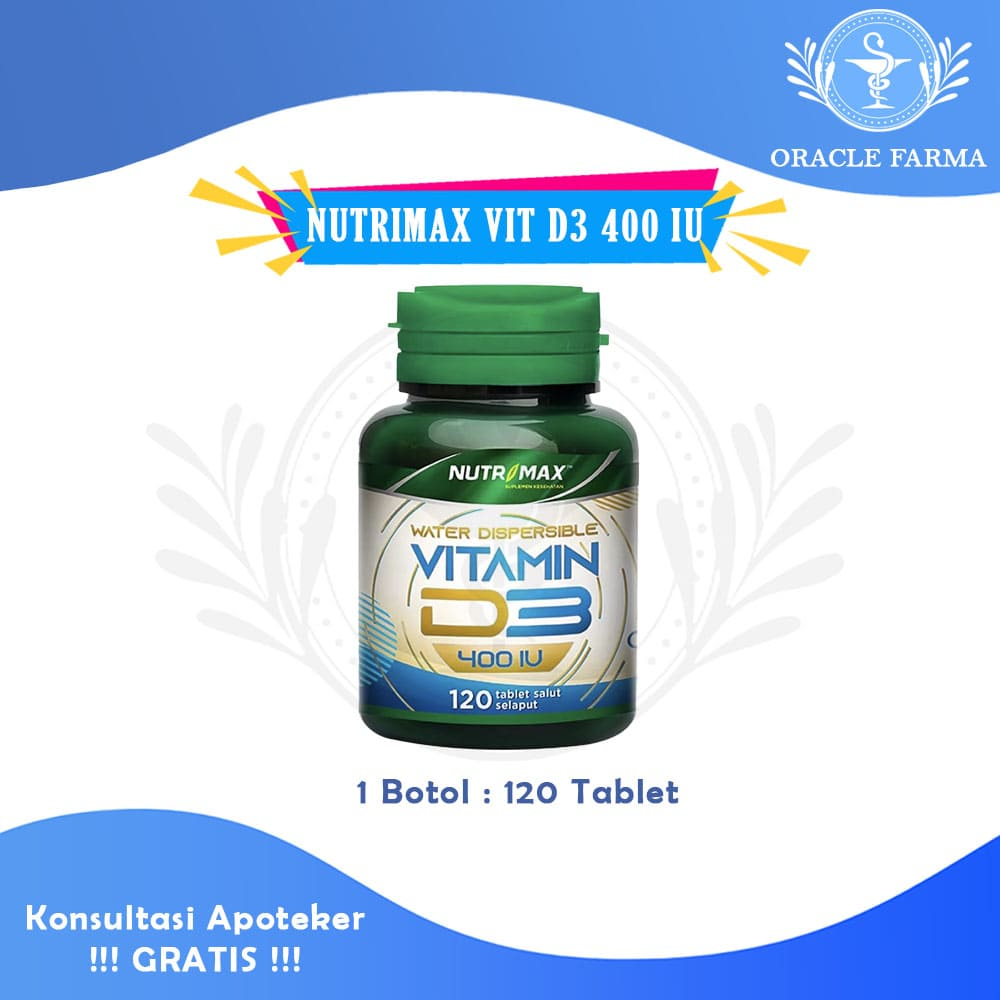 Nutrimax D3 400 IU 120 Tablet