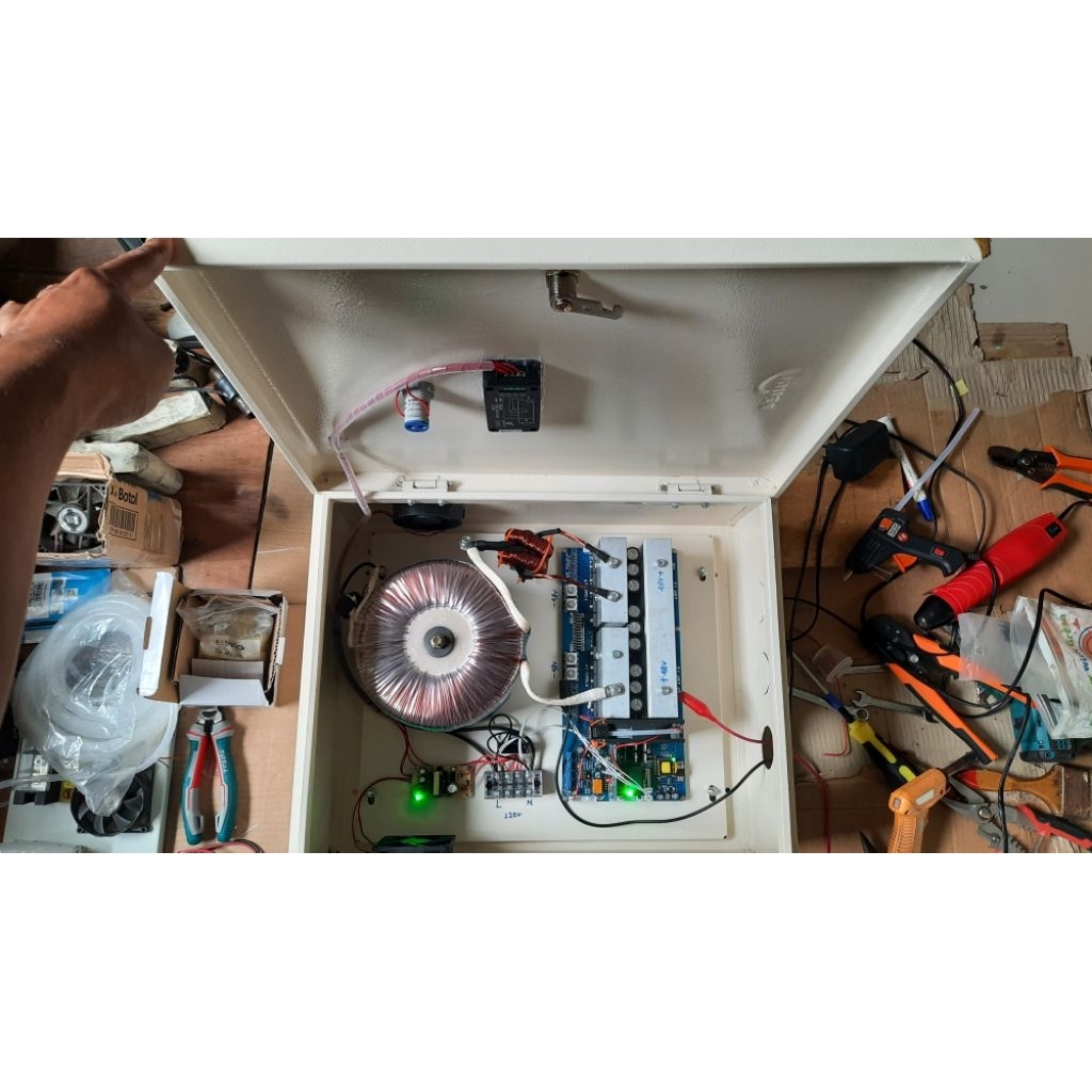 Inverter 4000watt egs002 low frequency pure sine wave untuk PLTS, UPS dan backup