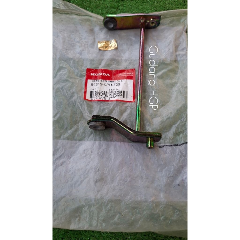 Stay Leg Shield Bracket Dudukkan Pangkon Saysp Legdhield Karisma 64315-KPH-720 Ori Honda Genuine Par