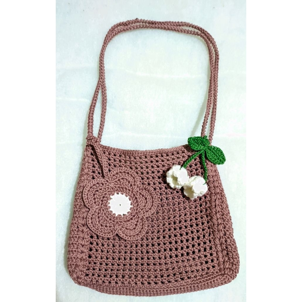 Tas rajut selempang / Tas selempang rajut