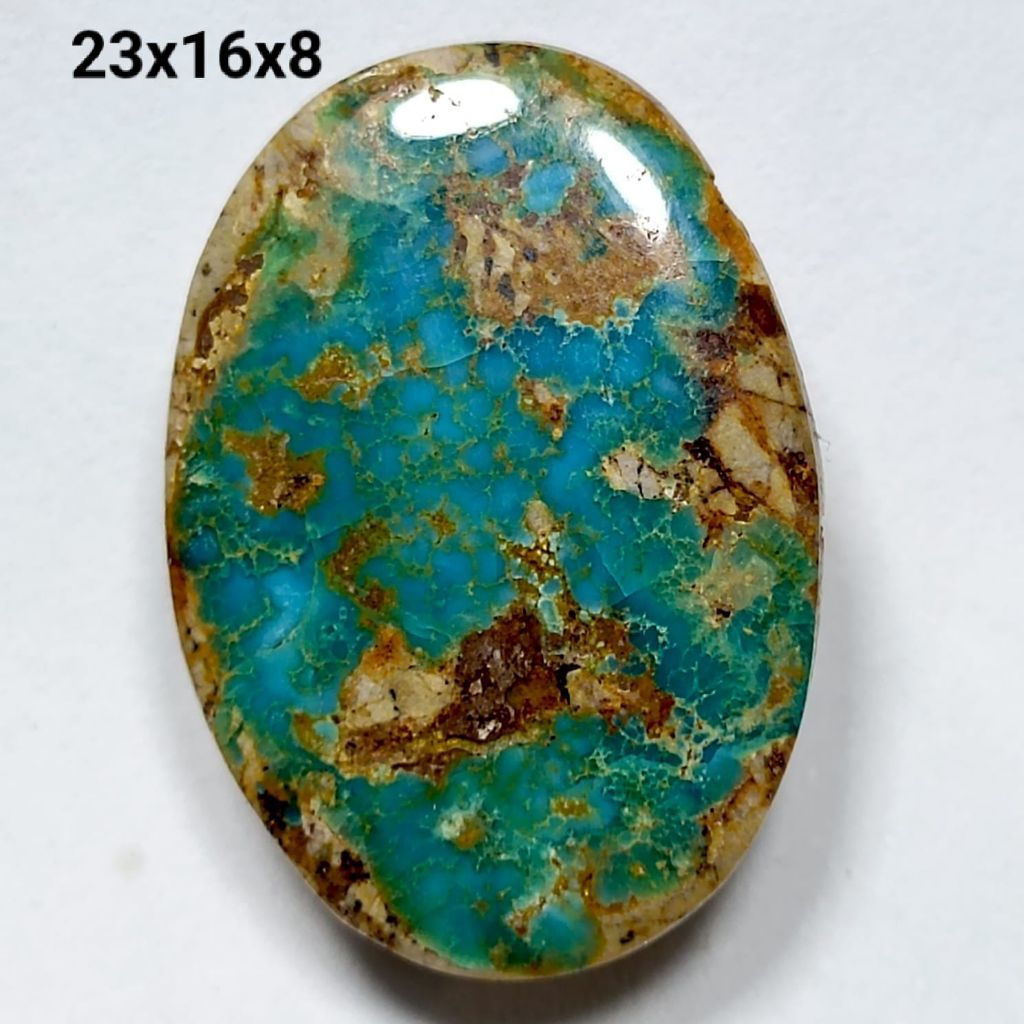 PIRUS PERSIA BIRU SERAT EMAS