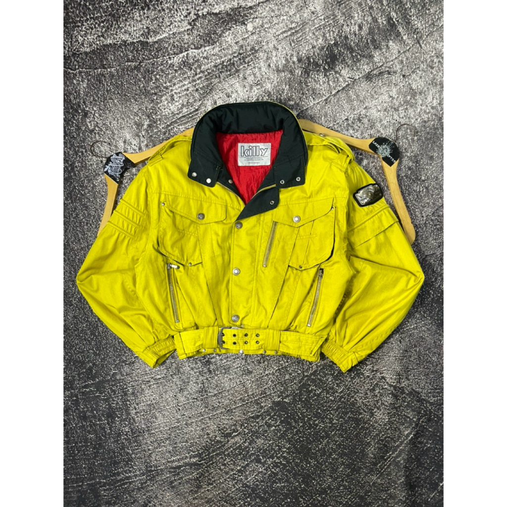 VINTAGE RACING CROP [ KILLY ] BIG LOGO - LIKE NEW