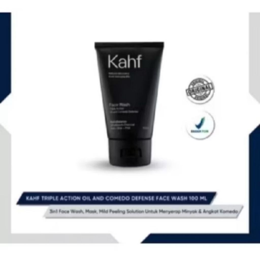 Kahf face wash triple action oil & komedo defense