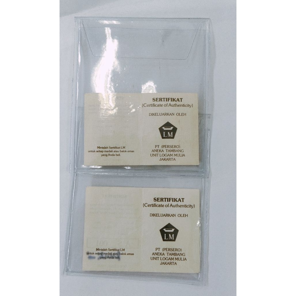 LM Antam seri Lama 10 Gram