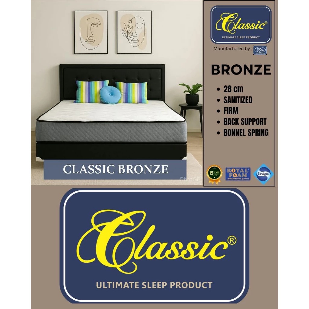 kasur Springbed Elite Classic Bronze 9harga hanya untuk kasur saja)
