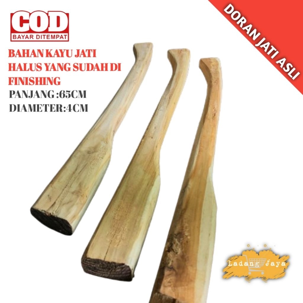 Gagang Cangkul (Doran) Murah Awet-Gagang Cangkul Kayu Jati-Doran Kayu Jati