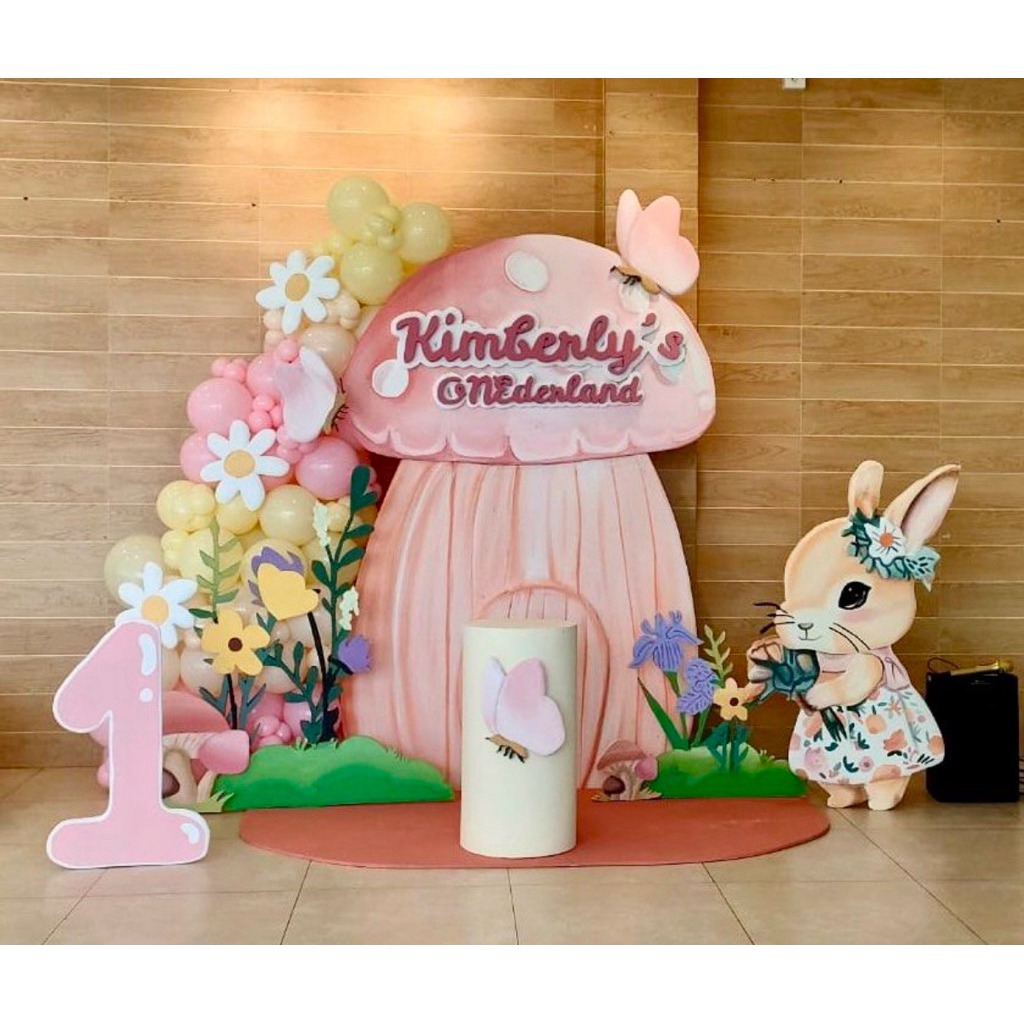 Jual Dekoran Backdrop Ultah anak, tinggal pasang