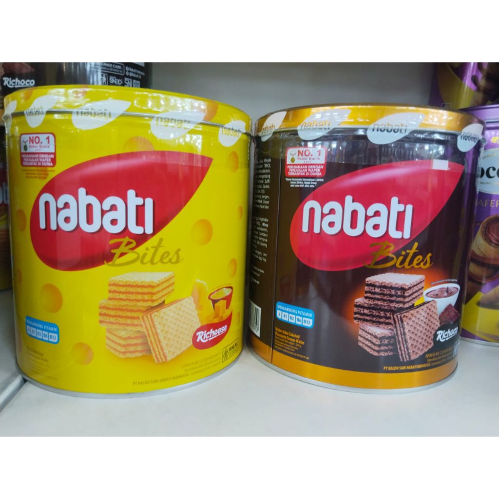 Nabati kaleng  richeese & coklat