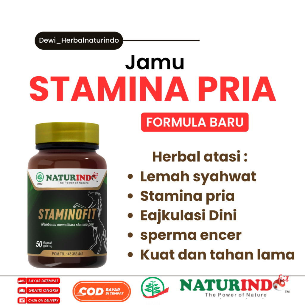 Staminofit Suplemen Pria Dewasa Membantu Memelihara Stamina dan Mengatasi Variket