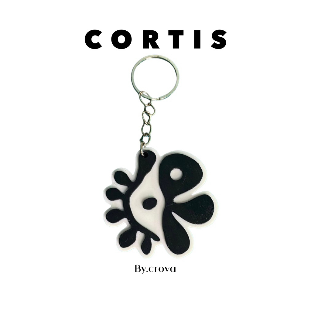 Keychain cortis/Gantungan Logo Cortis/Ganci Cortis