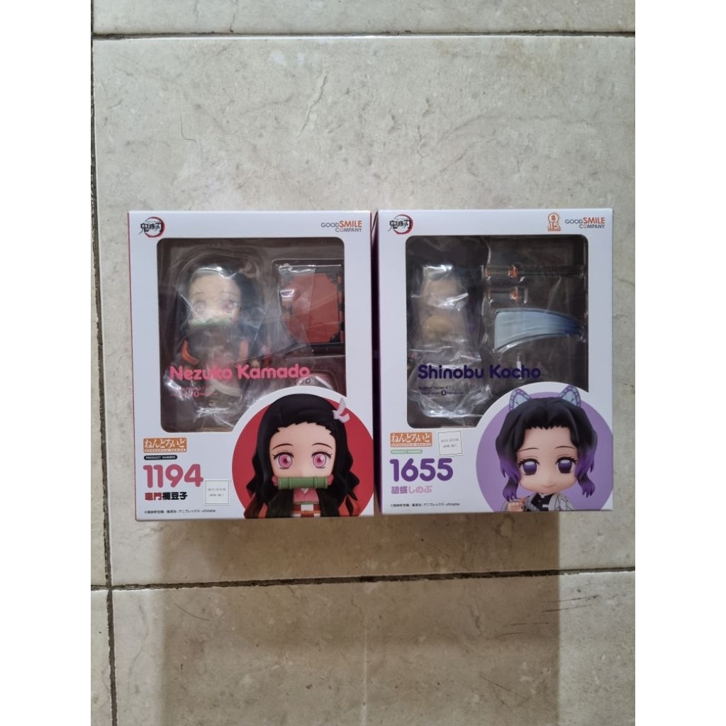 Set Nendoroid Shinobu Kocho dan Nezuko Kamado Ori GSC