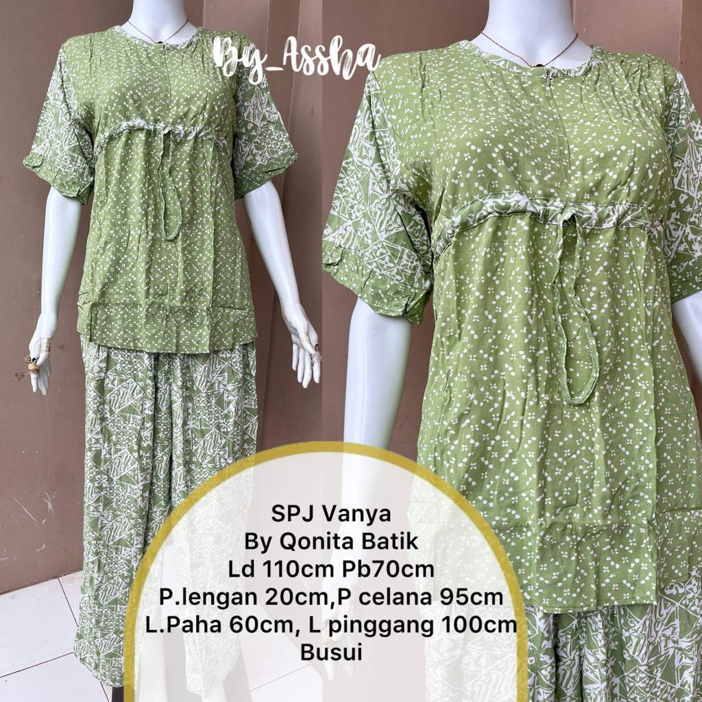 Daster Batik Qonita Pekalongan Spj Vanya Busui