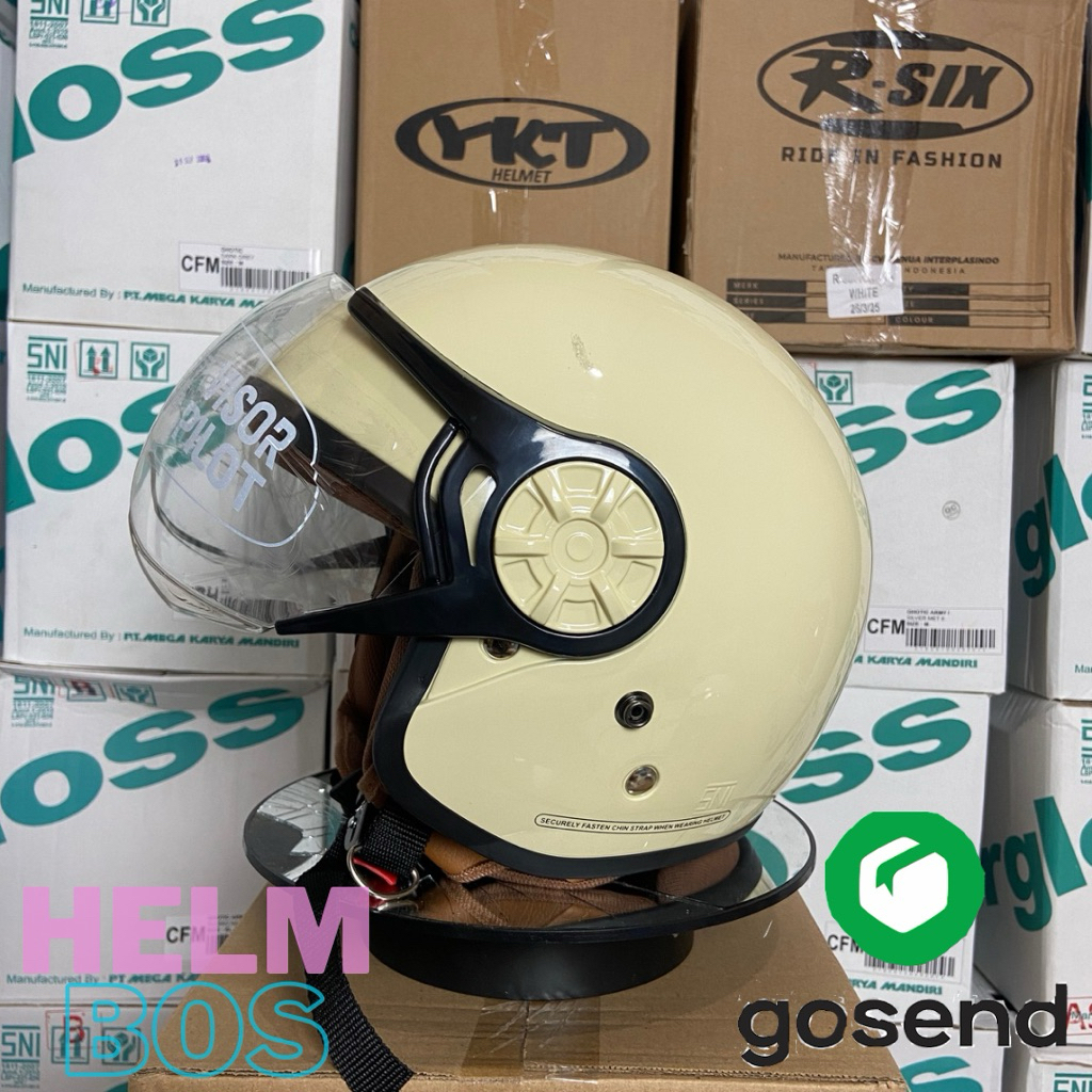 Helm HIJAB anti pusing sudah fre stikerr SNI