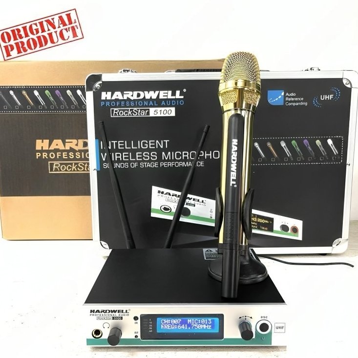 Mikrofon Wireless Hardwell Rockstar 5100 Single Handle/Mic Wireless Hardwell Rockstar-5100