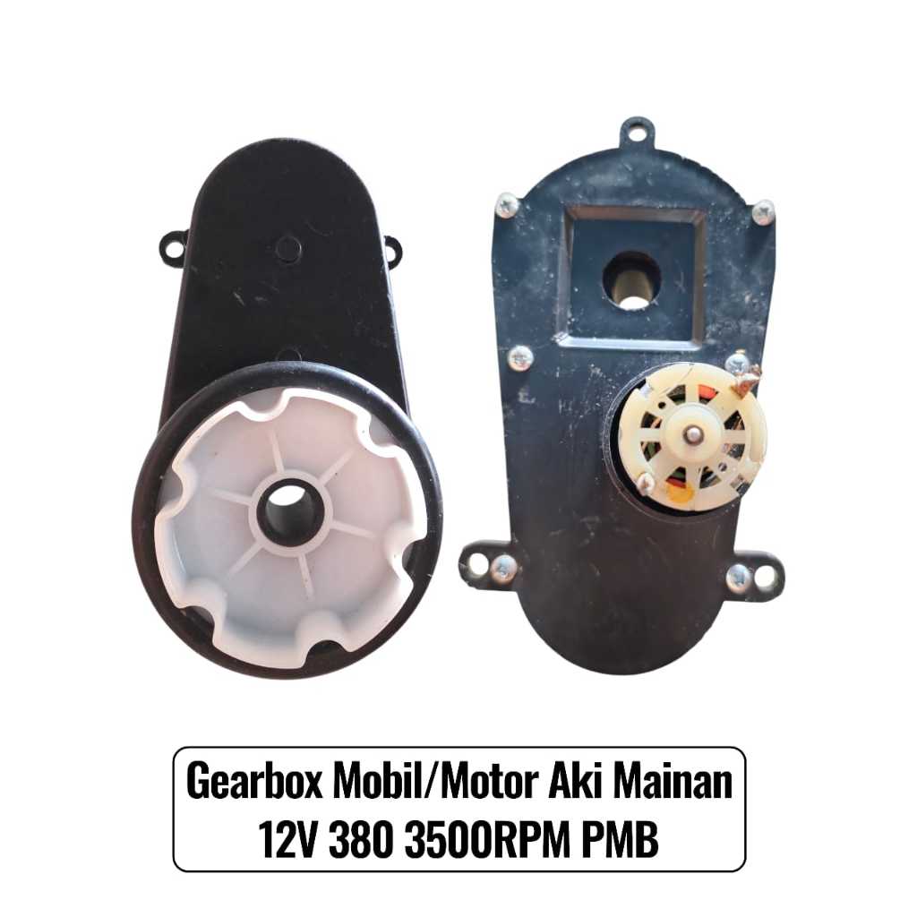 GEARBOK MOBIL AKI MAINAN DINAMO GEARBOK MOBIL AKI DAN MOTOR AKI MAINAN 12V RS380 3500RPM UNIVERSAL