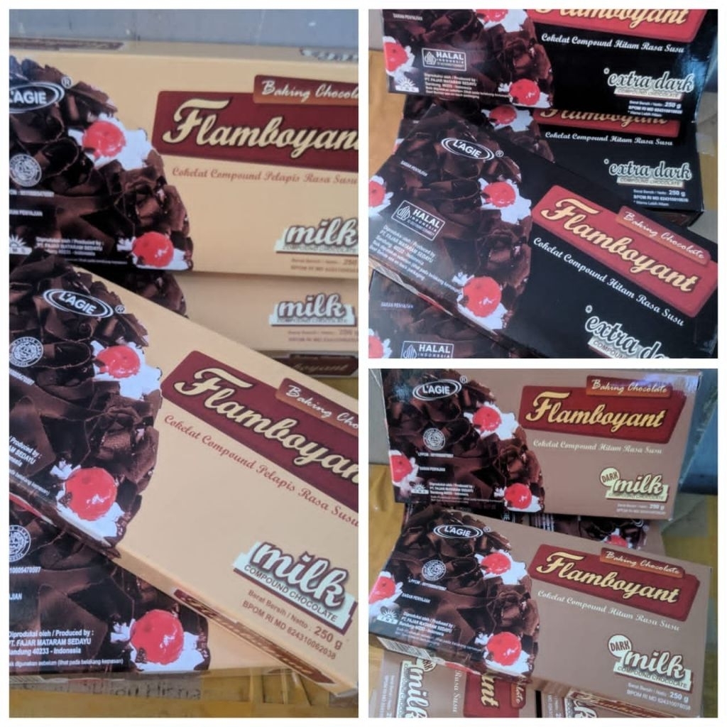 COKLAT BATANG FLAMBOYANT 250gram|COKLAT BATANGAN|COKLAT FLAMBOYANT MURAH